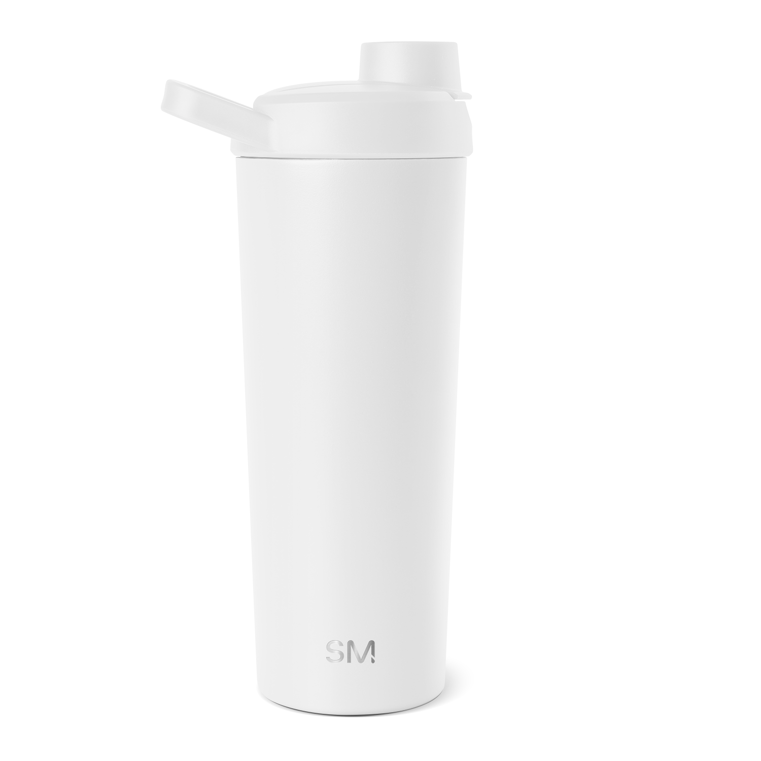 Rally Protein Shaker - Winter White / Stainless Steel / CLS